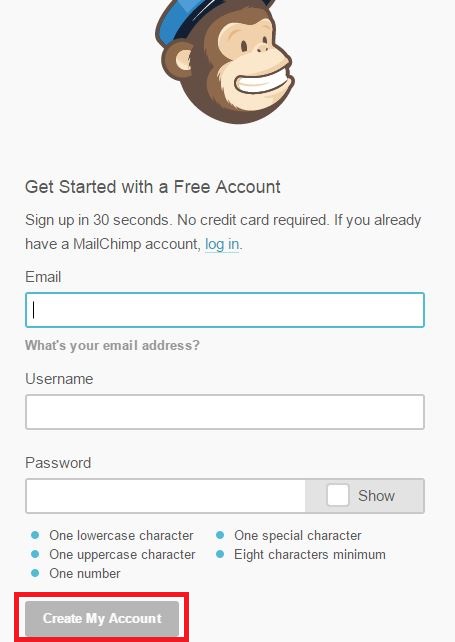 Como criar email marketing MailChimp